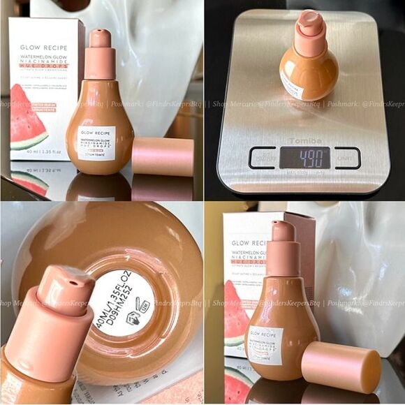 LIKE NEW GLOW RECIPE Watermelon Glow Niacinamide Hue Drops Sun Glow Dew Drops - Picture 12 of 12